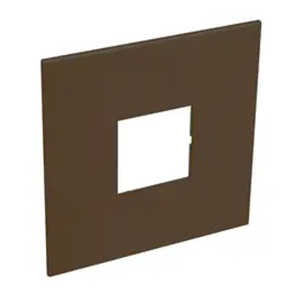 Placa 4x4 2 Postos Quadrada Dark Bronze Arteor 571516B