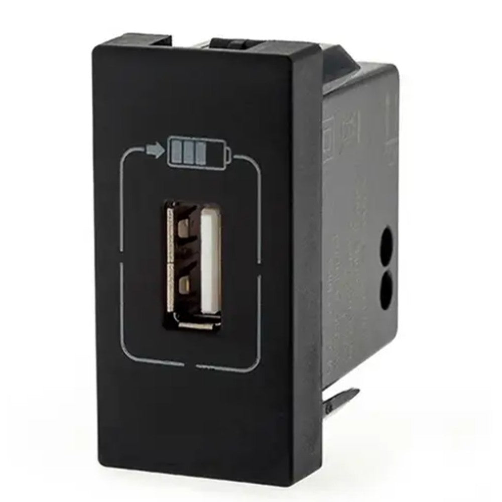 Tomada Módulo Carregador USB 3A 15W Magnésio Arteor Aluminium