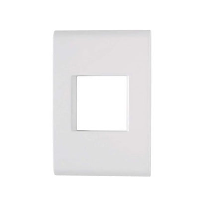 Placa 2x4 2 Postos Juntos Branco Viva PV1105BC