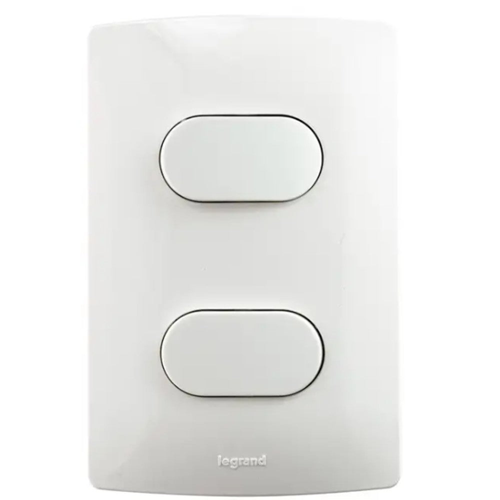 Conjunto Interruptor Simples Paralelo Branco Viva PVC2921BC Legrand