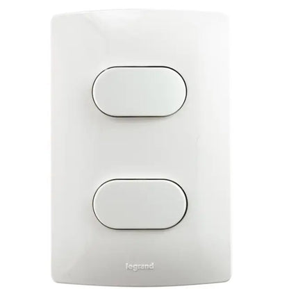 Conjunto Interruptor Simples Paralelo Branco Viva PVC2921BC Legrand
