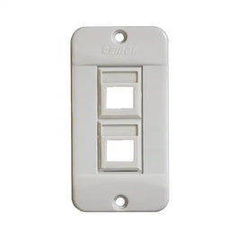 Tampa para Condutor Cinza 1 Polegada com 2 RJ45 913646 Cemar