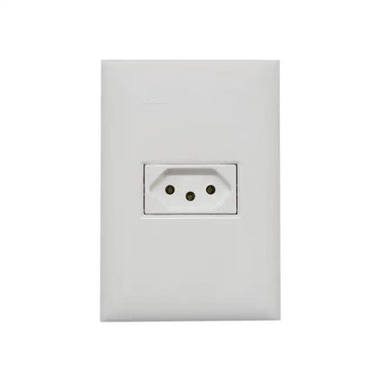 Tomada 2 Polos e Terra 10A com Placa M5A65S Thesi Legrand Branco