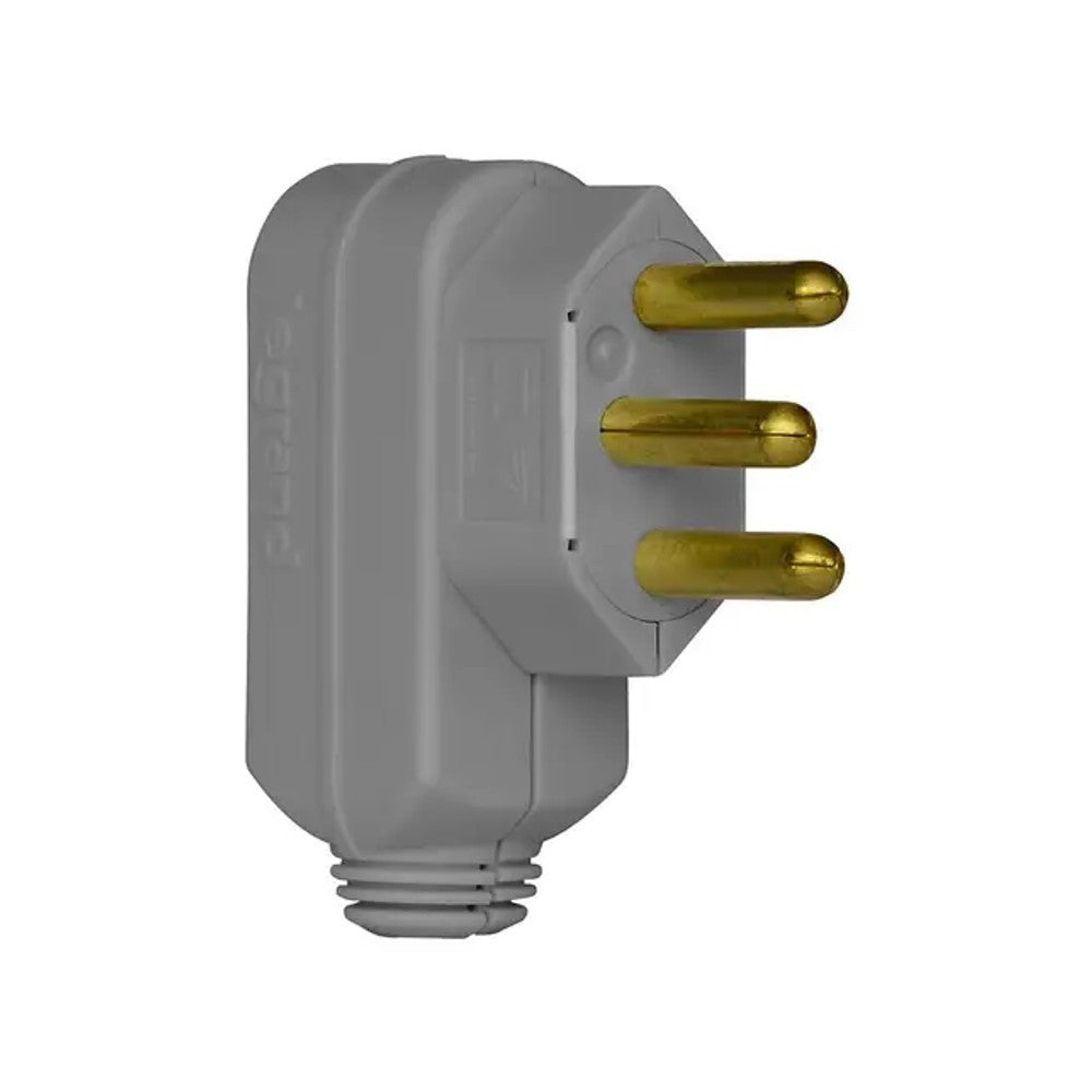 Plug Macho 2P T 10A Cinza 615921 Pial GL