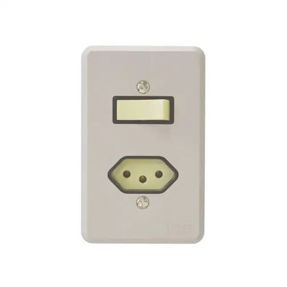 Interruptor Paralelo e Tomada 2P T 10A com Placa 54347 Silentoque Legrand