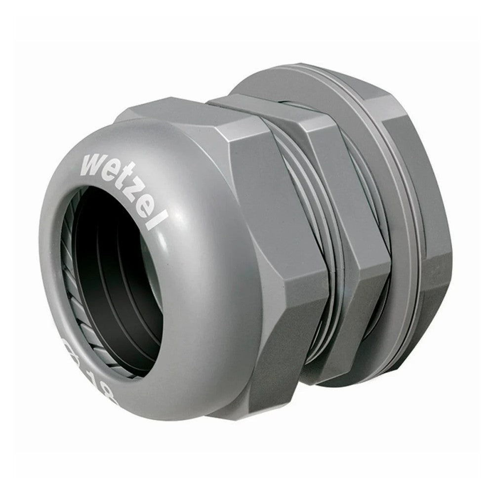 Prensa-Cabo Nylon BSP 1/2 Polegada 6-12mm Wetzel Preto