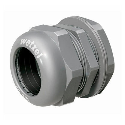 Prensa-Cabo Nylon BSP 1/2 Polegada 6-12mm Wetzel Preto