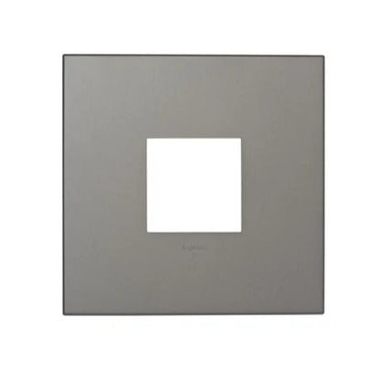 Placa 4x4 2 Postos Quadrada Magnésio Arteor 571496B