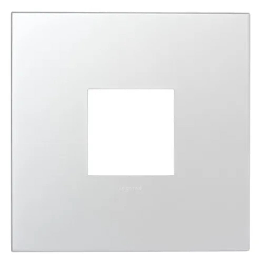 Placa 4x4 2 Postos Quadrada Soft Alumínio Arteor 571486B