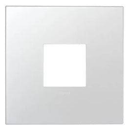 Placa 4x4 2 Postos Quadrada Soft Alumínio Arteor 571486B