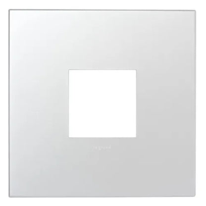 Placa 4x4 2 Postos Quadrada Soft Alumínio Arteor 571486B