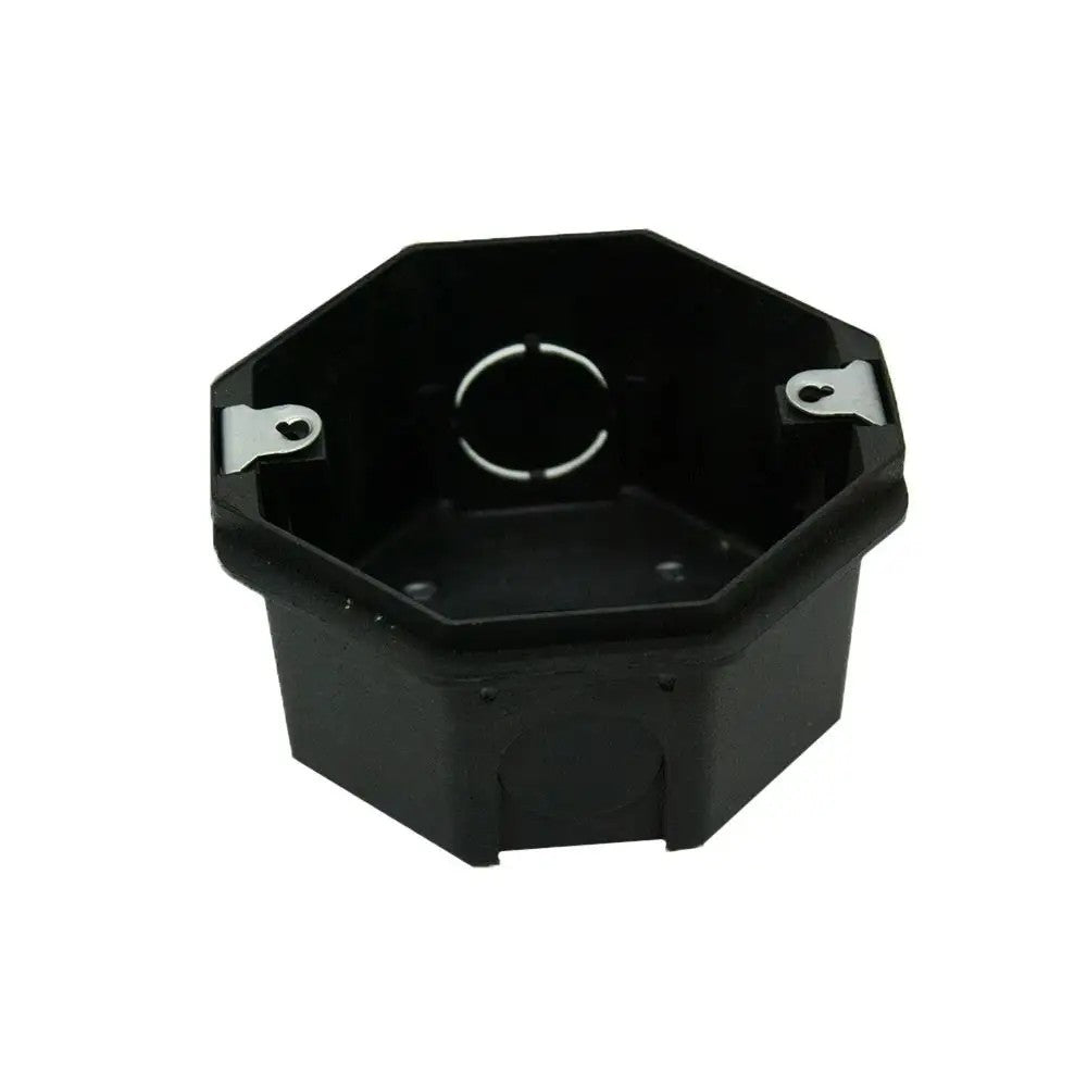 Caixa de Passagem PVC 3 X 3 Preto com Aba Metálica Cemar 913128