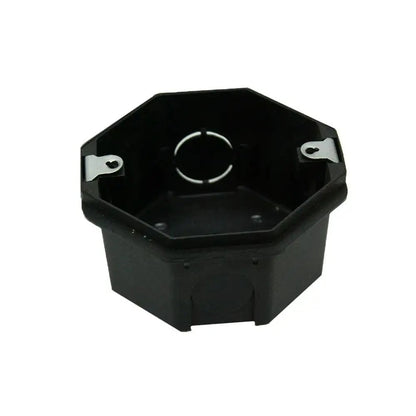 Caixa de Passagem PVC 3 X 3 Preto com Aba Metálica Cemar 913128
