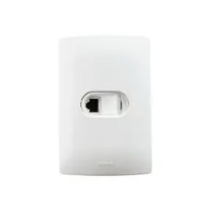 Tomada RJ45 CAT5E com Placa Branco PVC430BC Viva Legrand