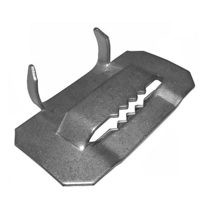 Fecho para Fita de Aço Inox 3/4 x 1 x 19mm com 10 Unidades