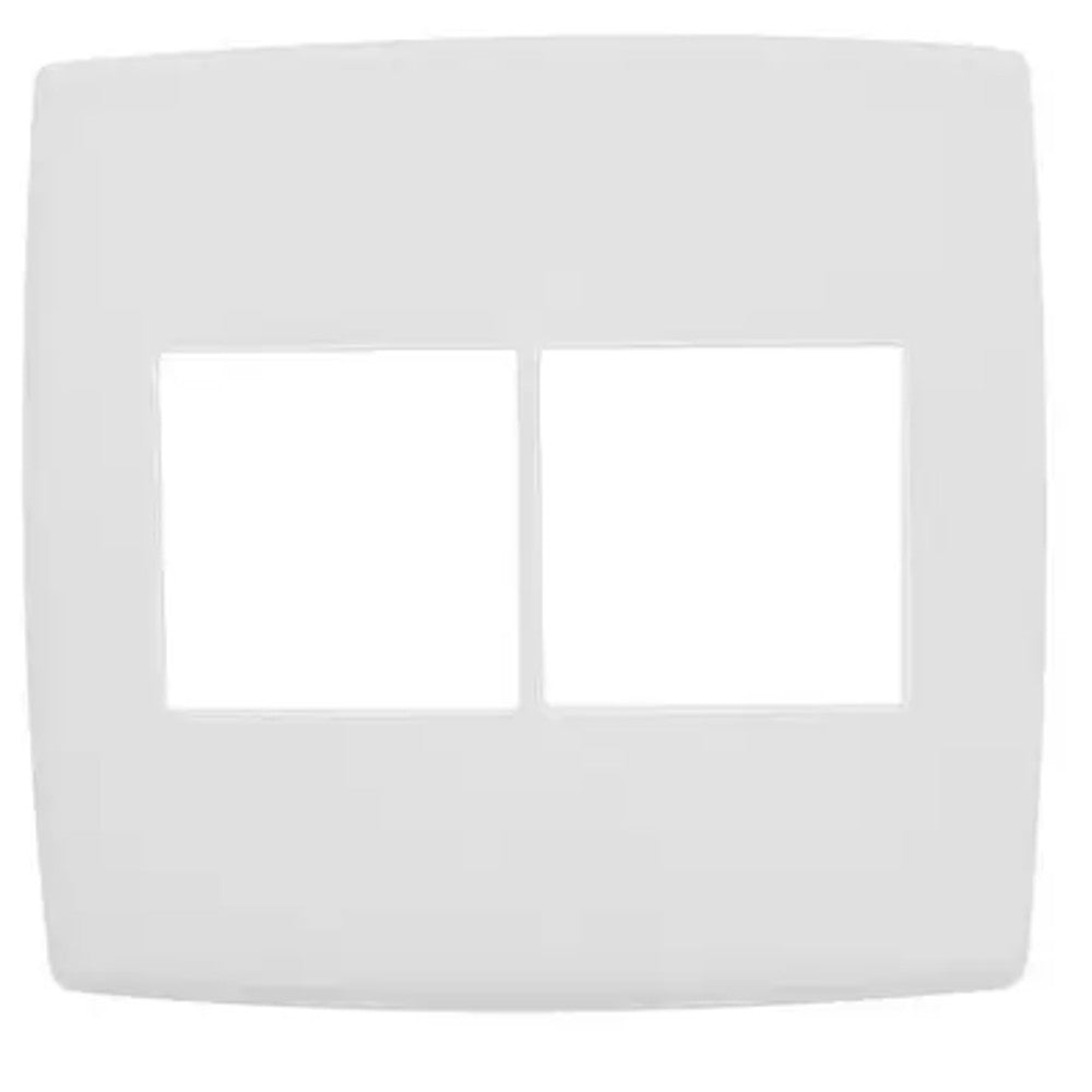 Placa 4x4 4 Postos Pialplus Branco