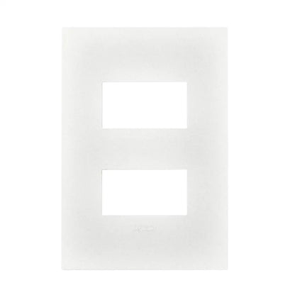Placa 2x4 2 Postos Separados Branca Linha Arteor GL