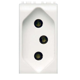 Tomada Modular 2 Polos e Terra 20A M4166S Thesi Cemar Branco