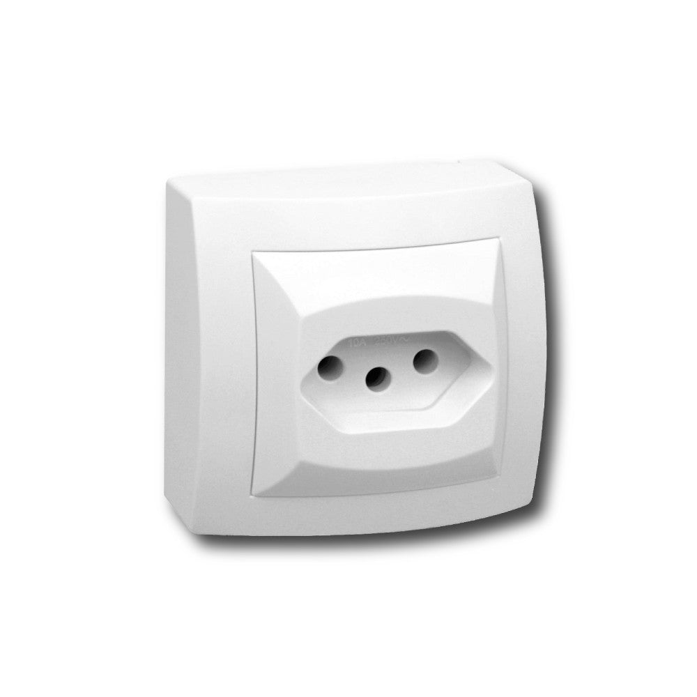 Tomada 2 Polos e Terra 10A 250V Sistema X Legrand 675060
