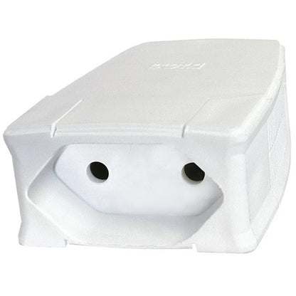 Plug Fêmea 2 Polos 20A Branco Pial Referência 615835 GL