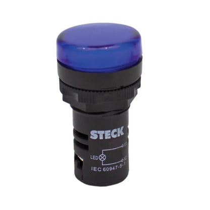 Sinaleiro LED 220V Azul SLDS2204 Steck