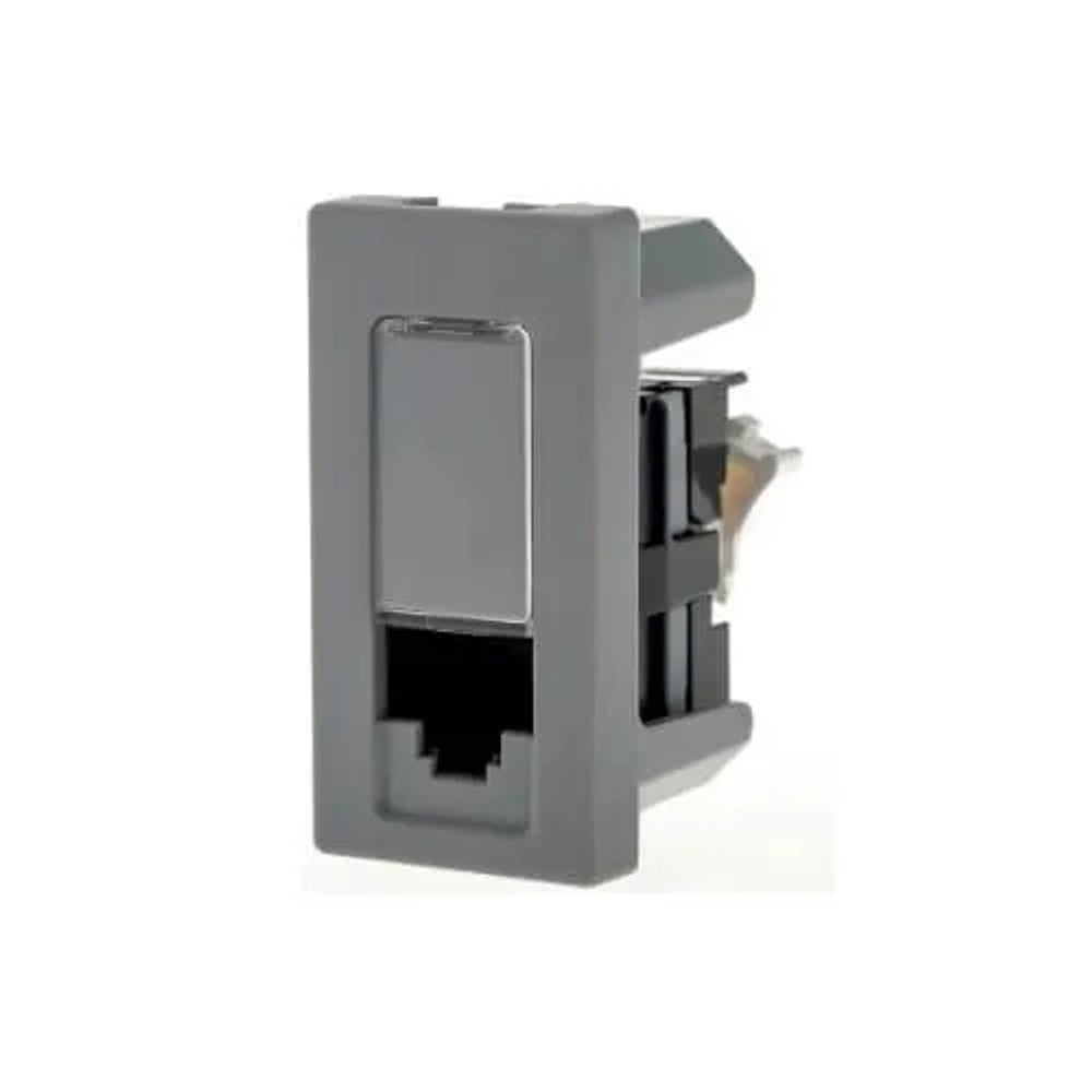Tomada RJ45 8 Fios CAT5E Cinza 615045CZ Plus Legrand