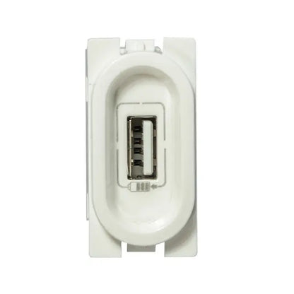 Tomada Modular com USB Tipo A 7,5W PVM3408BC Viva Cemar