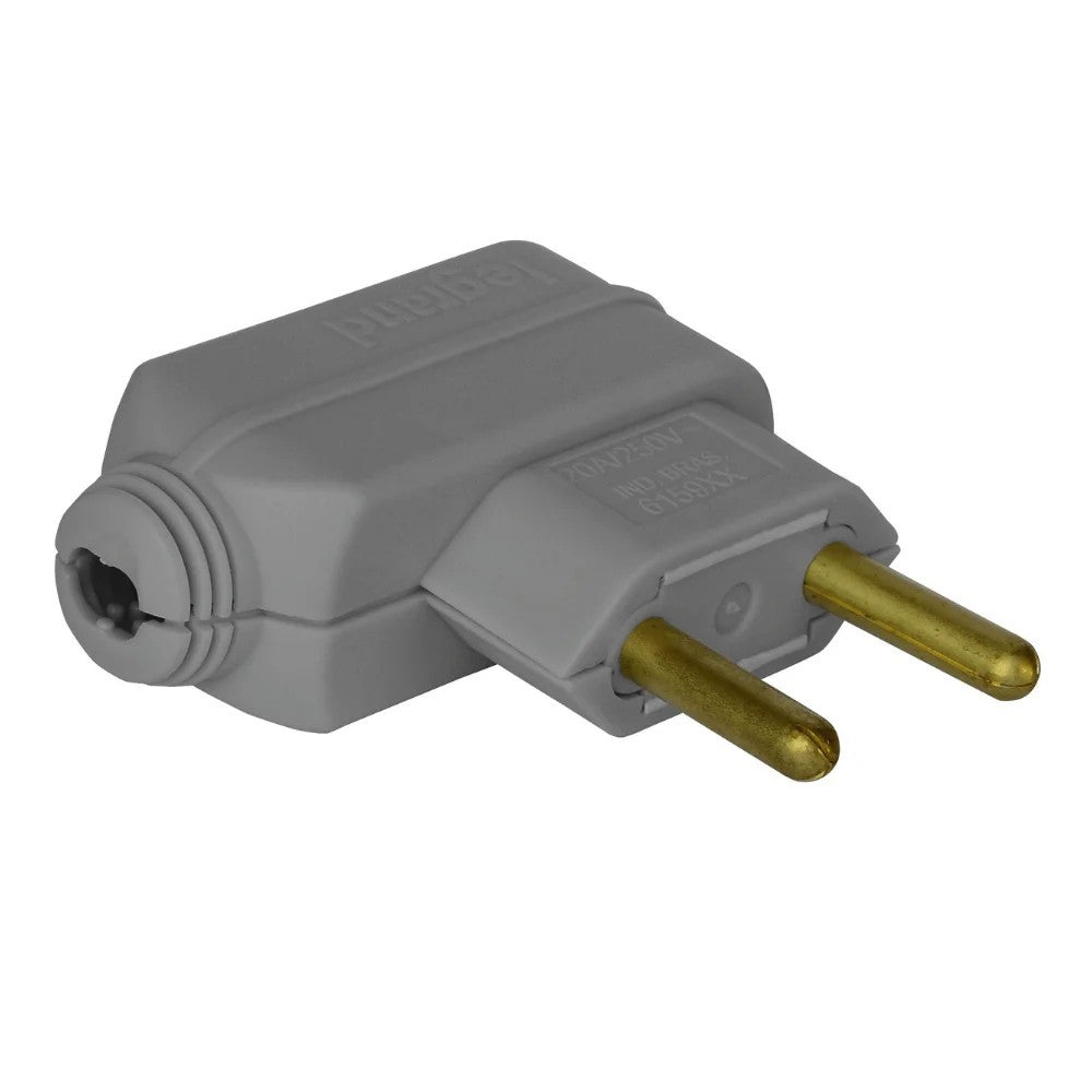 Plug Macho 2 Polos 20A Cinza 615971 Pial