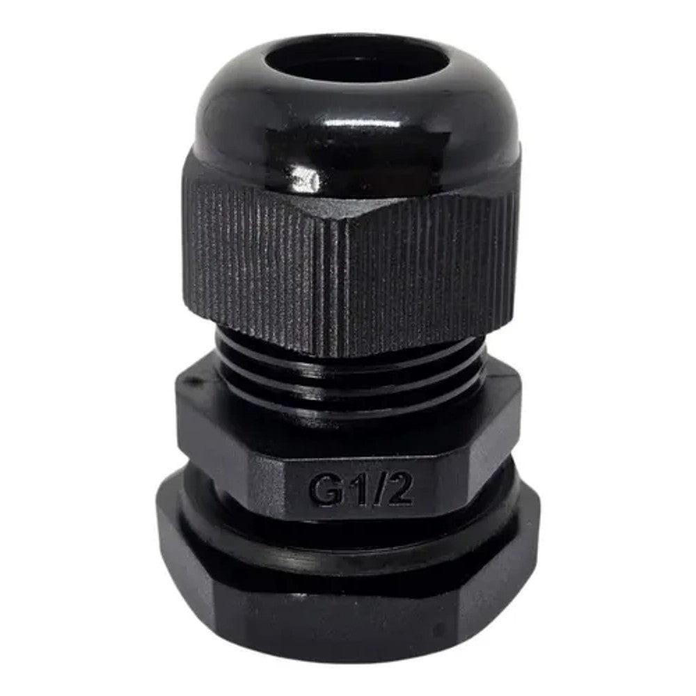 Prensa-Cabo Nylon BSP 1/2 Polegada 6-12mm Preto IP68