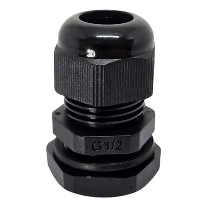 Prensa-Cabo Nylon BSP 1/2 Polegada 6-12mm Preto IP68