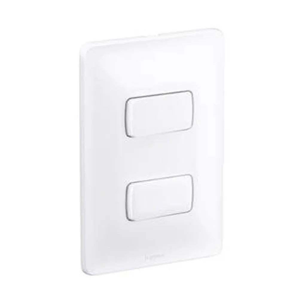 Interruptor 2 Paralelos Branco Painel 10A com Placa Zeffi 680106