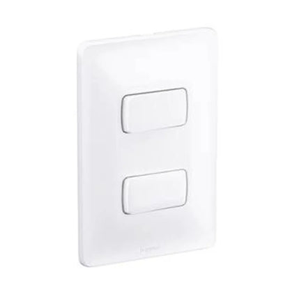 Interruptor 2 Paralelos Branco Painel 10A com Placa Zeffi 680106