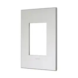 Placa 2x4 3 Postos Quadro Soft Alumínio Arteor Legrand 571483B