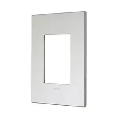 Placa 2x4 3 Postos Quadro Soft Alumínio Arteor Legrand 571483B