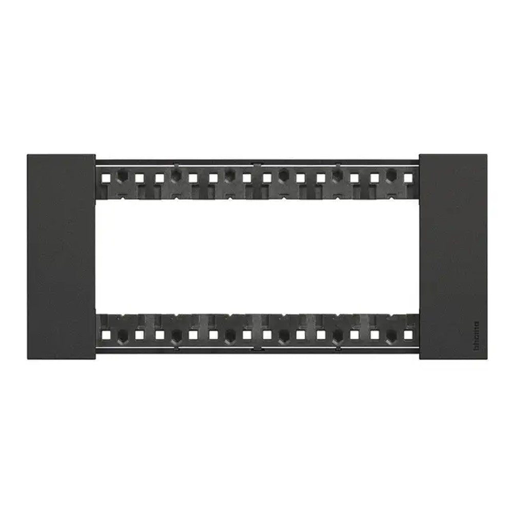 Placa 2x7 6 Módulos Black Linha Living Now KA4806KG