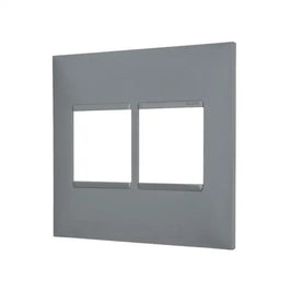 Placa 4x4 4 Postos 618512 Cinza Plus