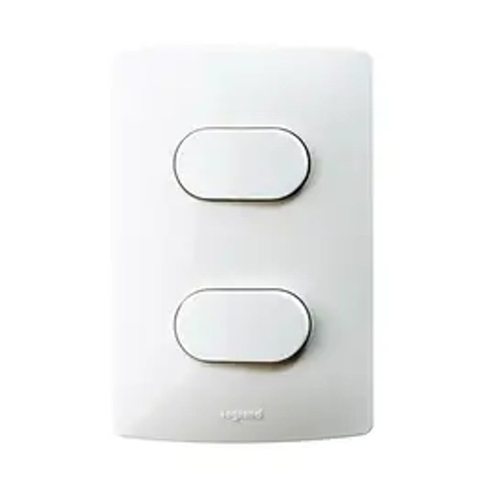 Interruptor Paralelo 10 Amperes Branco com Placa Linha Viva