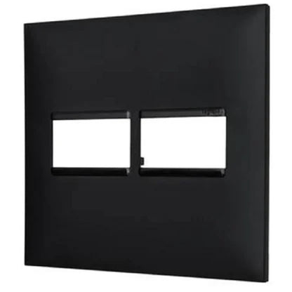 Placa 4x4 2 Postos 618511 Preto Plus