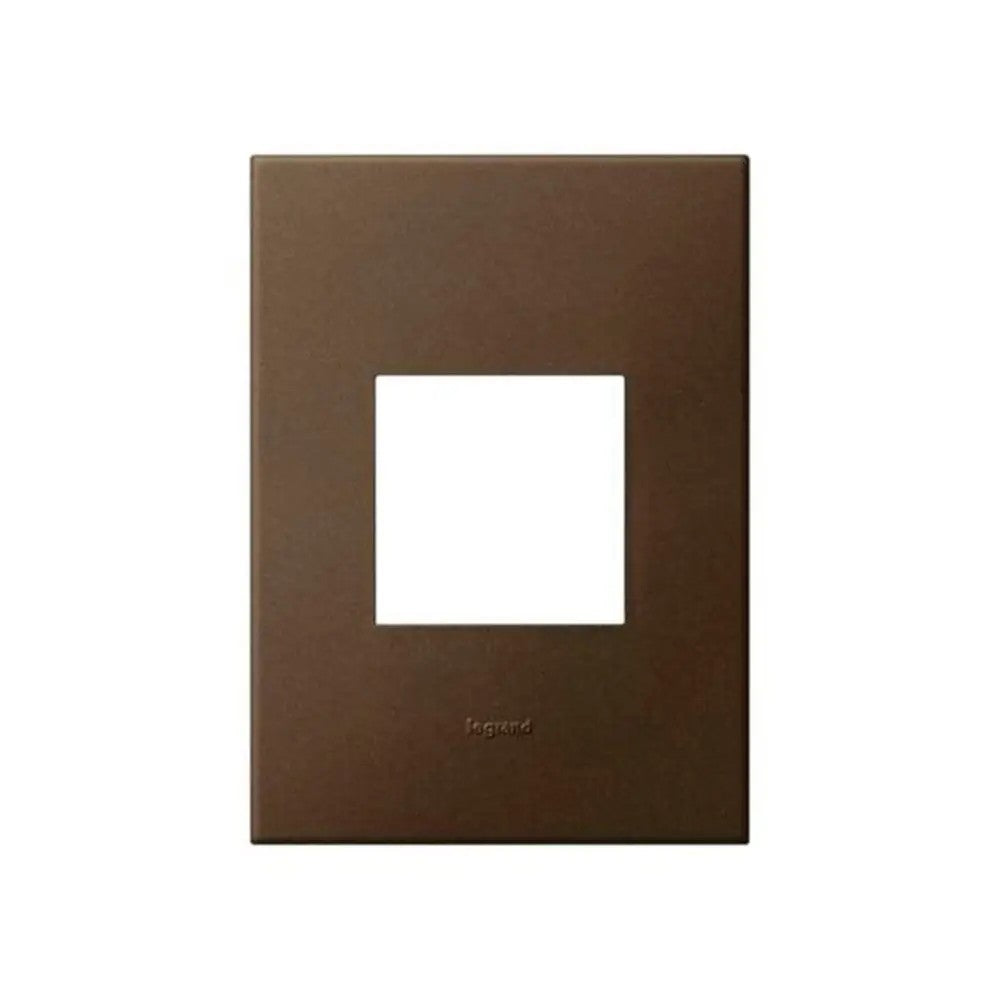 Placa 2x4 2 Postos Quadrada Dark Bronze Arteor 571512B