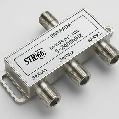 Divisor Para Antena 3 Saídas 5-2400MHz Alta Qualidade