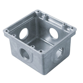 Caixa de Piso Alumínio 4x4 Alta Furação 3/4 Wetzel Tramontina