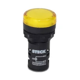 Sinaleiro LED 24V Amarelo SLDS243 Steck