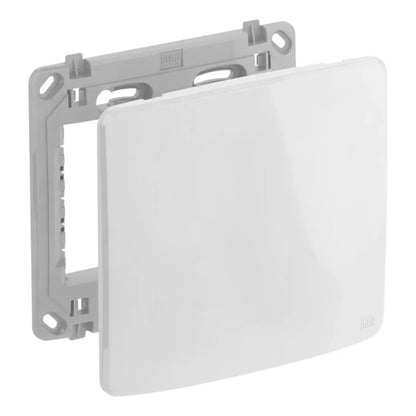 Placa 4x4 Cega Zeffia Branca