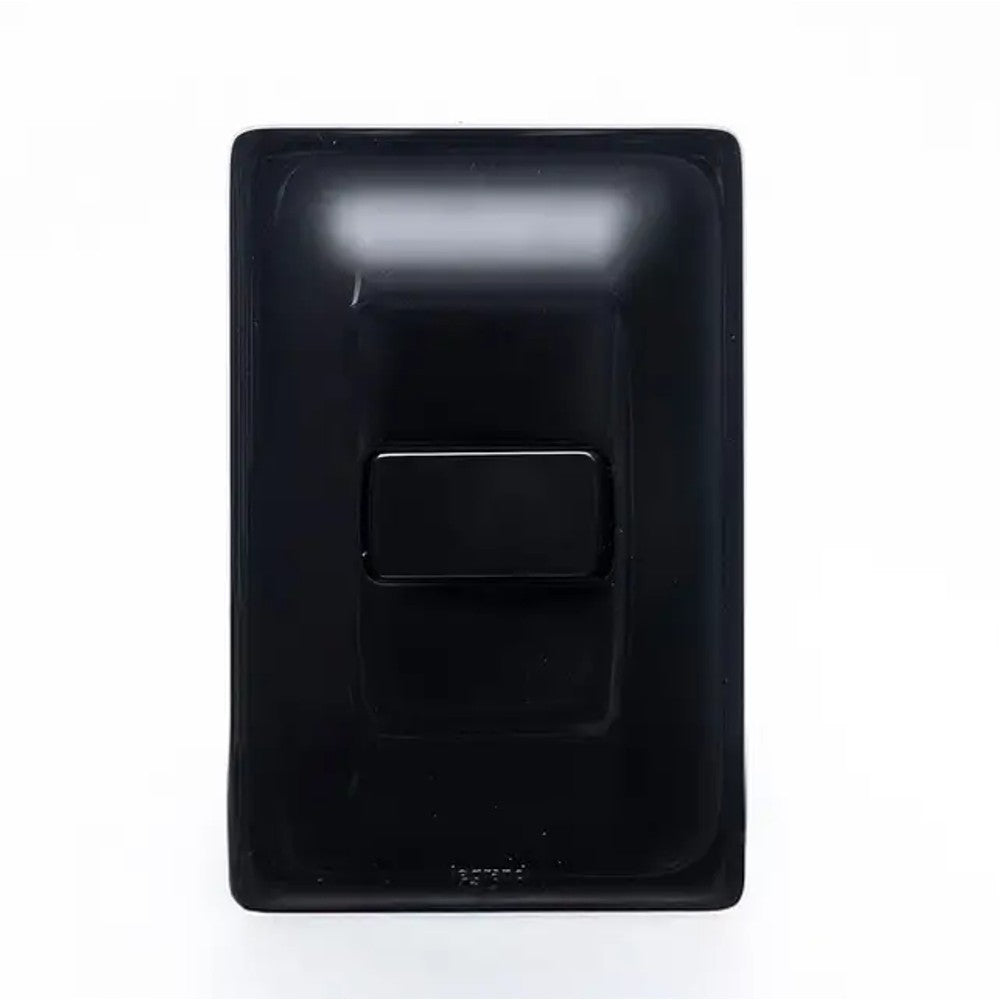 Interruptor Simples 10A Com Placa Zeffia Preto
