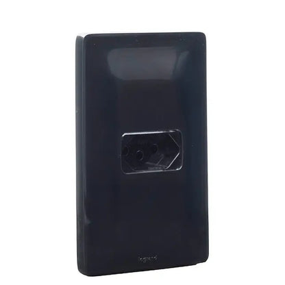 Tomada 2P T 10A com Placa Preto 680110PT Zeffia Legrand