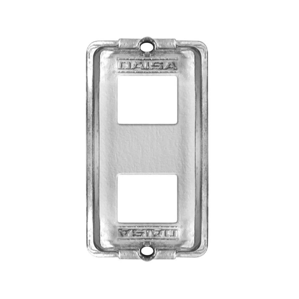 Tampa para Condulete Múltiplo 1 Polegada 2 RJ45 Sem Colar Daisa