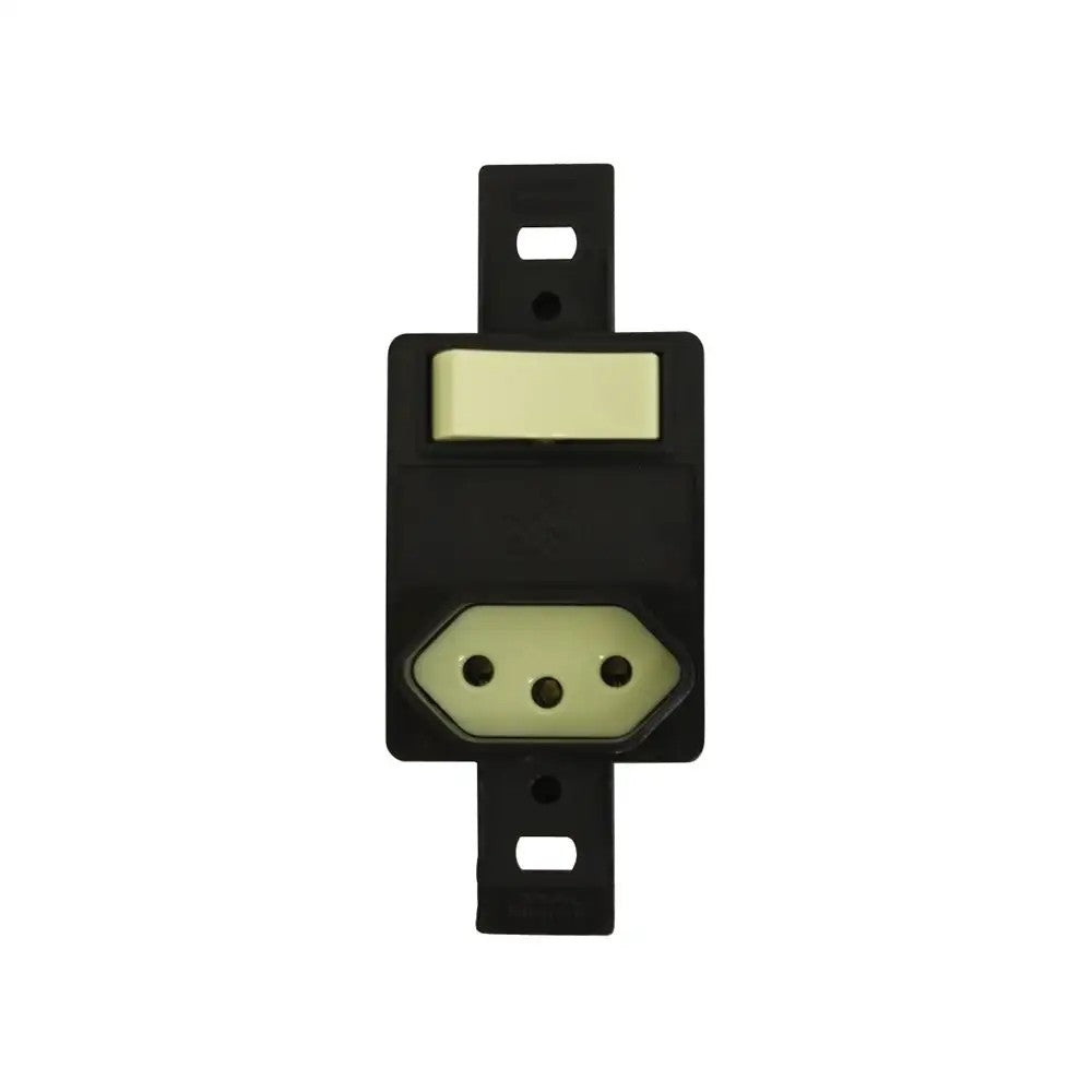 Interruptor Paralelo Preto 2 Teclas 10A sem Placa 054340 Silentoque Legrand