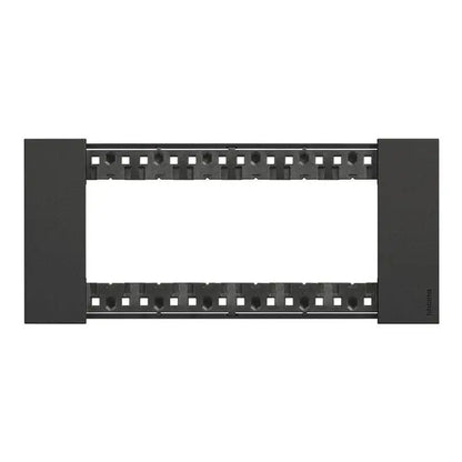 Placa 2x7 6 Módulos Black Linha Living Now KA4806KG