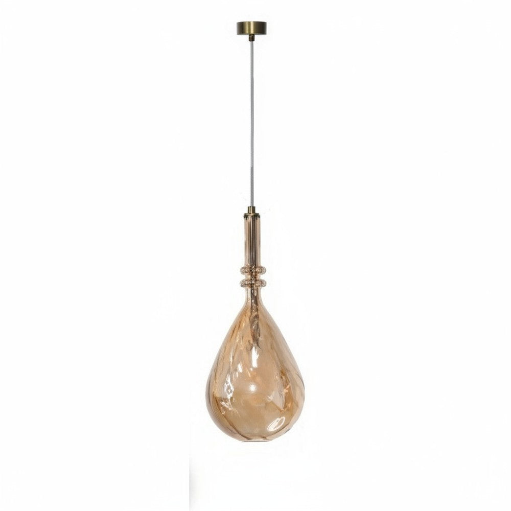 Pendente Fluorita 15cm G9 Âmbar GMH
