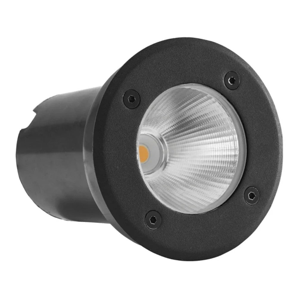 EMBUTIDO SOLO LED 10W 3000K 12 GRAUS ALUMÍNIO PRETO PIX